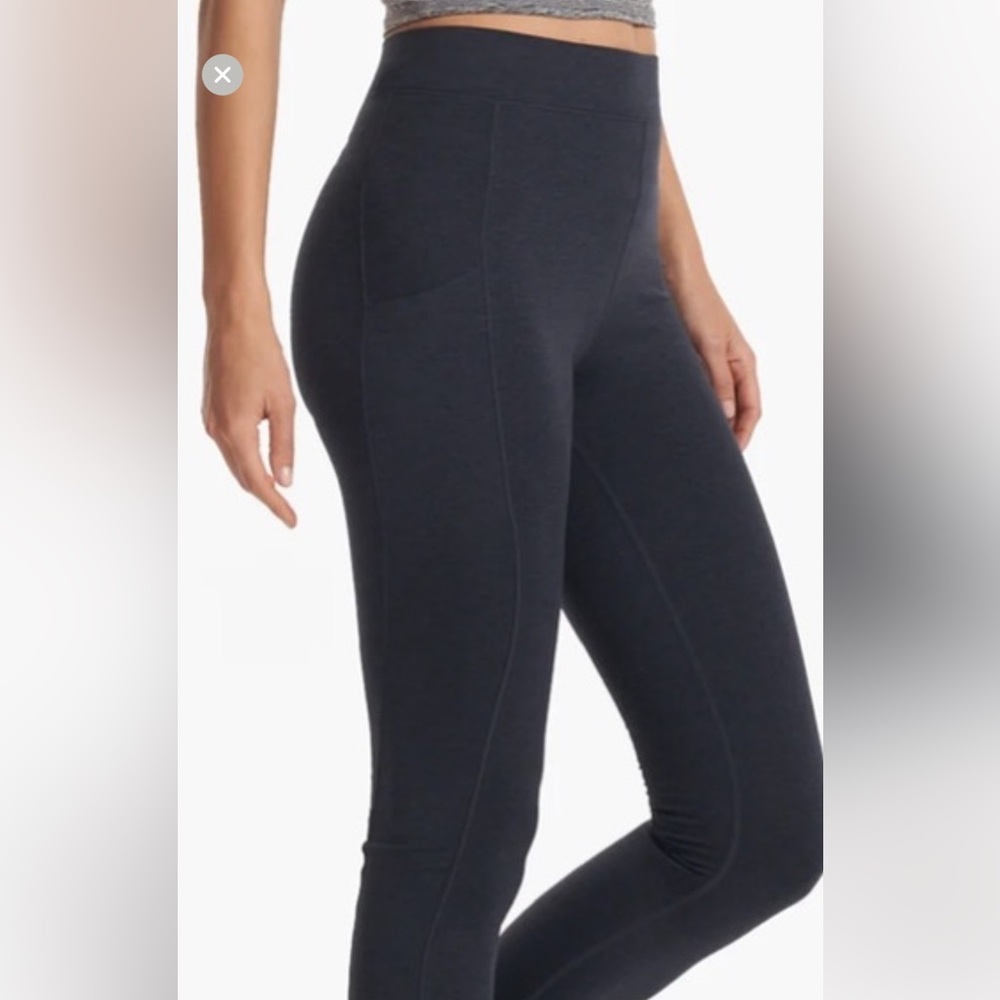 Vuori Granite Pocket Leggings - heather charcoal Small